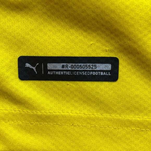 Puma Borussia Dortmund Yellow & Black Soccer Jersey 17 2XL - Picture 5 of 9
